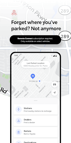 Toyota screenshot